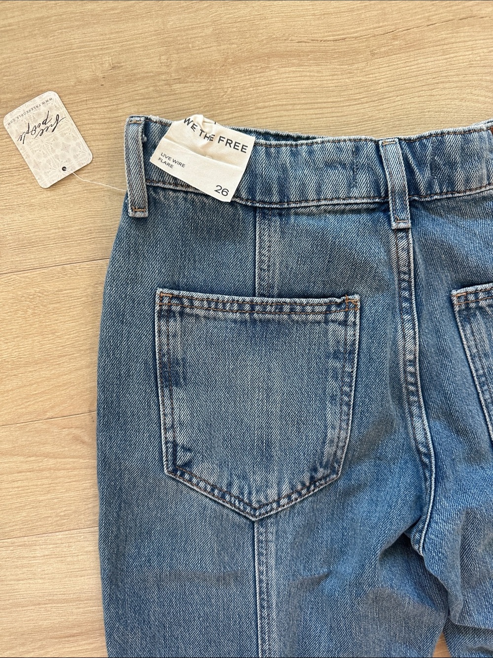 NWT We The Free Live Wire Flare-High Voltage Blue - Picture 8 of 9